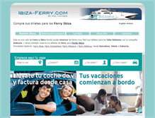 Tablet Screenshot of ibiza-ferry.com